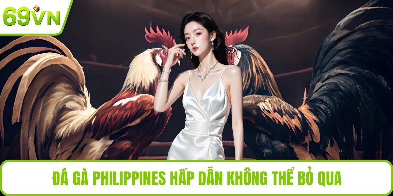 Đá gà Philippines hấp dẫn không thể bỏ qua