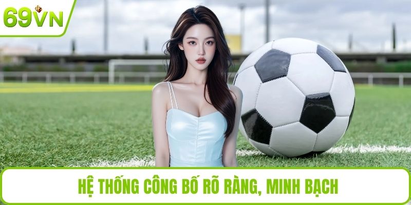  Hệ thống công bố rõ ràng, minh bạch