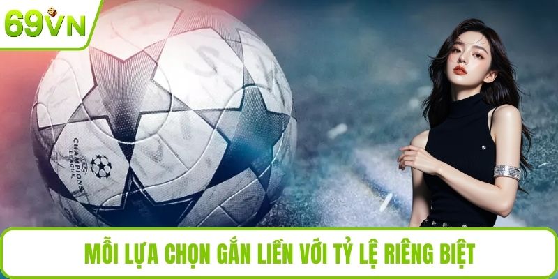 Kèo Châu Âu Đơn Giản, Dễ Hiểu Cho Người Mới Bắt Đầu Mỗi lựa chọn gắn liền với tỷ lệ riêng biệt