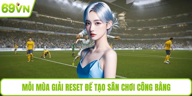 Fifa Online 4 - Trải Nghiệm Đồ Họa Đẹp, Lối Chơi Hấp Dẫn Mỗi mùa giải reset để tạo sân chơi công bằng